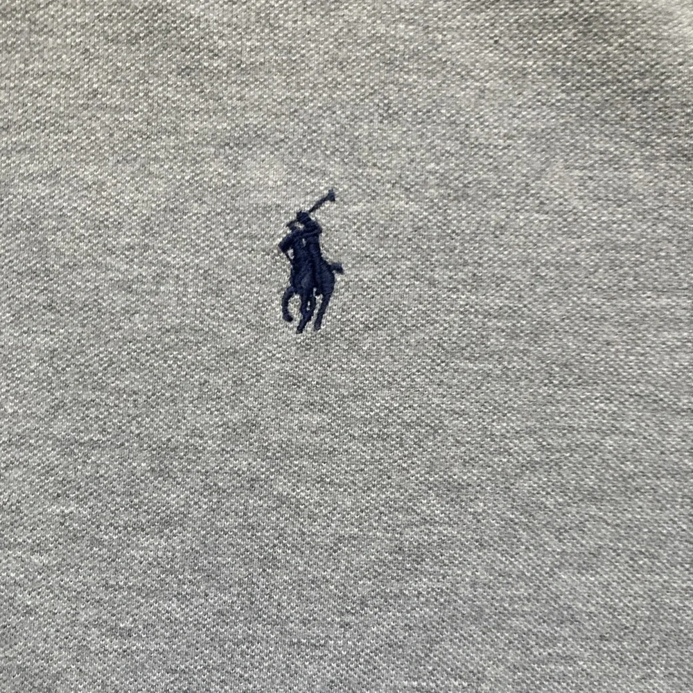 Polo Ralph Lauren Polo Shirt Grey Size XL Tall  Pony 100% Cotton Preppy Men's